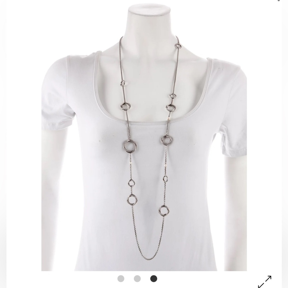 David Yurman Infinity Chain Necklace With Pearls